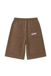 Jorts "RIVIERA" Logo Brown/Pink