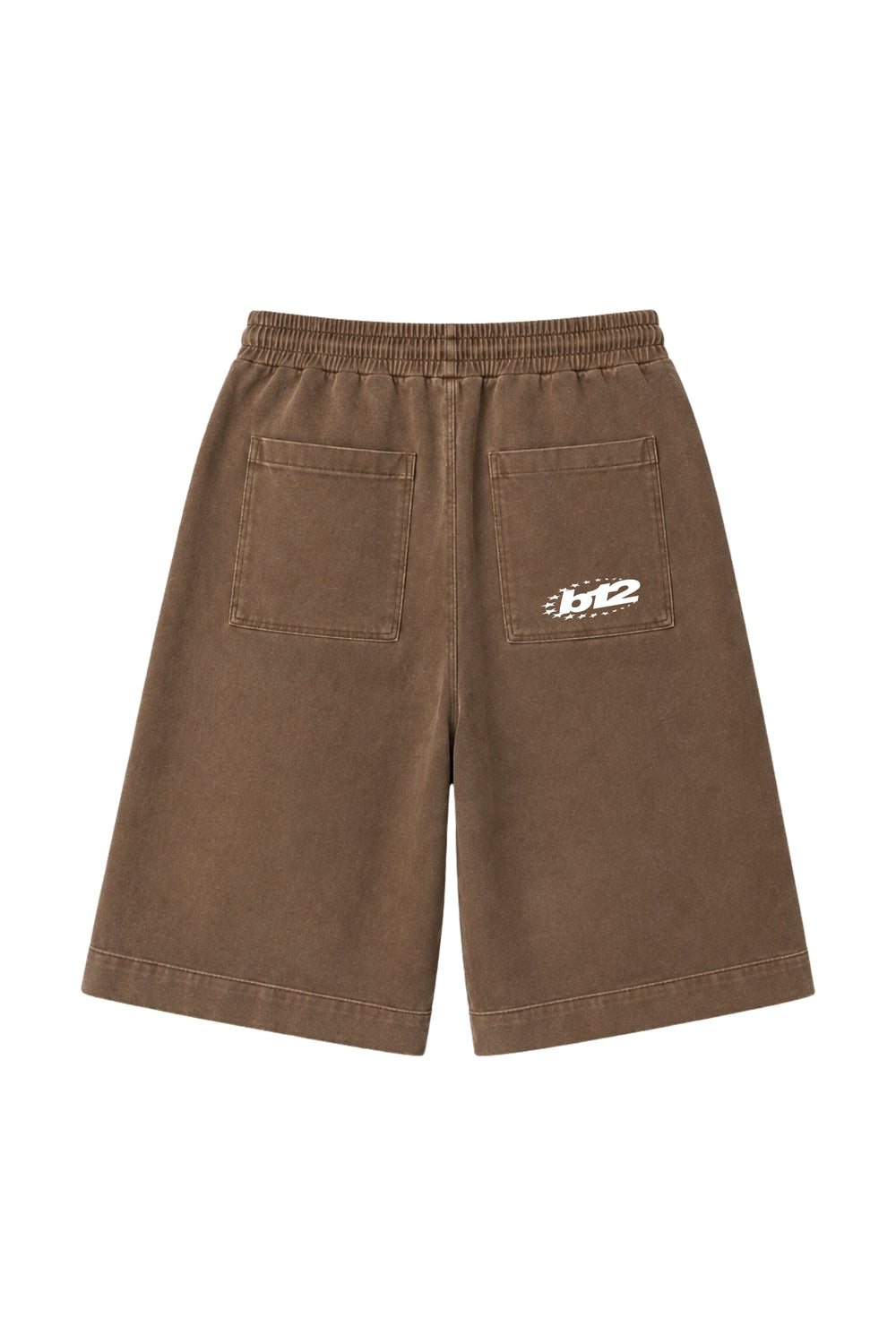 Jorts "RIVIERA" Logo Brown/White