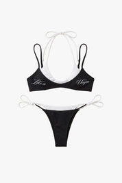 Bikini "RIVIERA" Like a Virgin Black/White