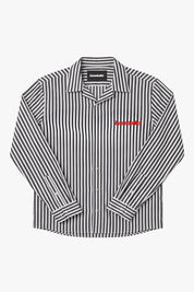 Shirt "RIVIERA" ShoulderLogo Stripe/Black