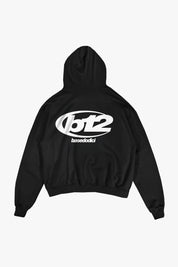 Hoodie "TEAM012" Back 12 Black/White