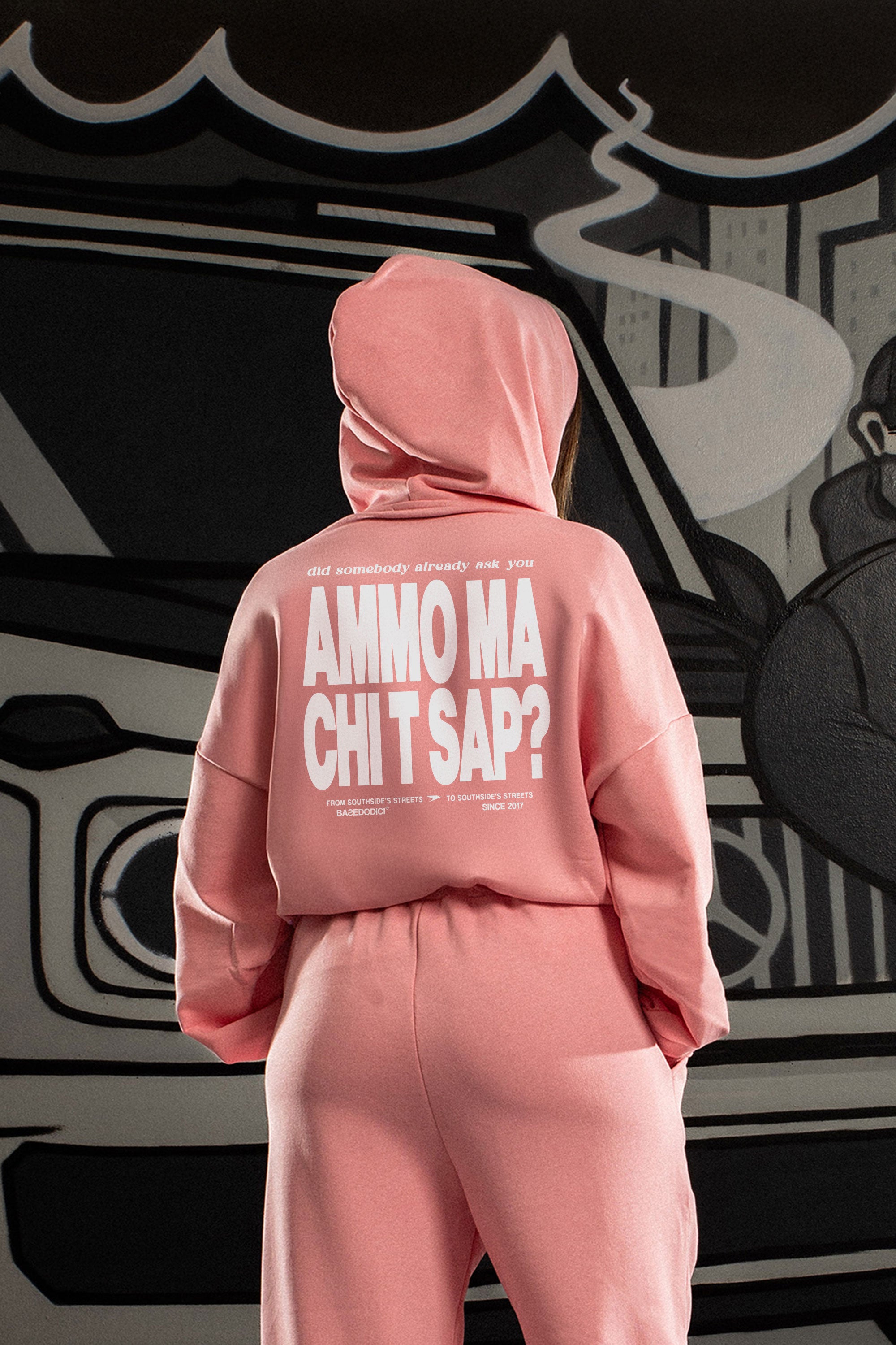 Hoodie "AMMO" CHI'T'SAP Pink