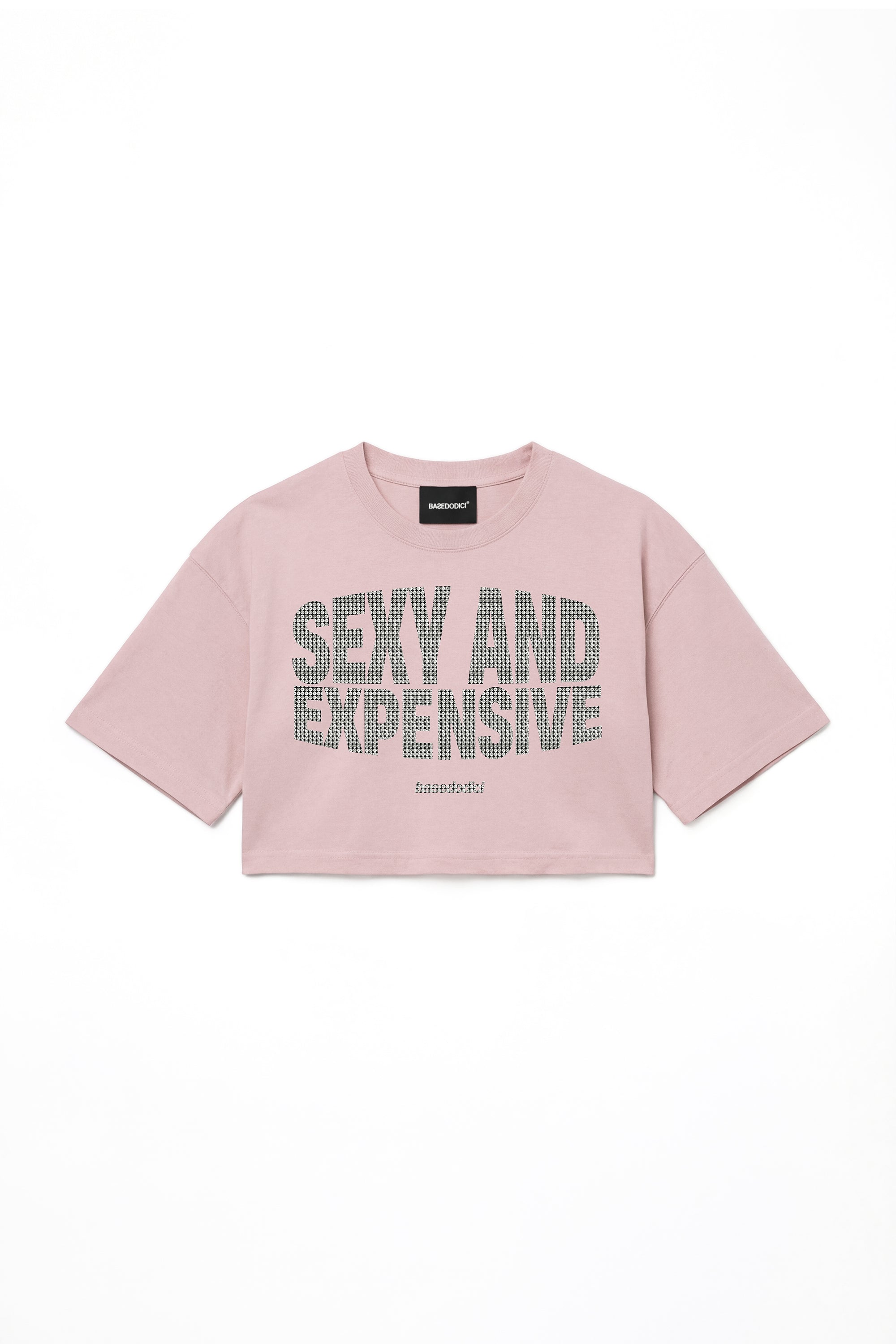 Crop Tee "DIVA" Sexy Pink/Grillz