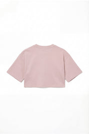 Crop Tee "DIVA" Santa Pink