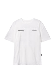 Boxy T-Shirt “THECLINOXBASEDODICI” NoFriends White