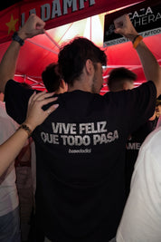 T-Shirt "COPY&PASTE" ViveFeliz Black/Glitter