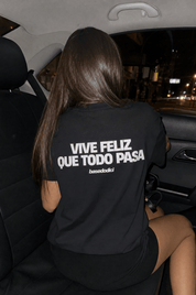 T-Shirt "COPY&PASTE" ViveFeliz Black/White