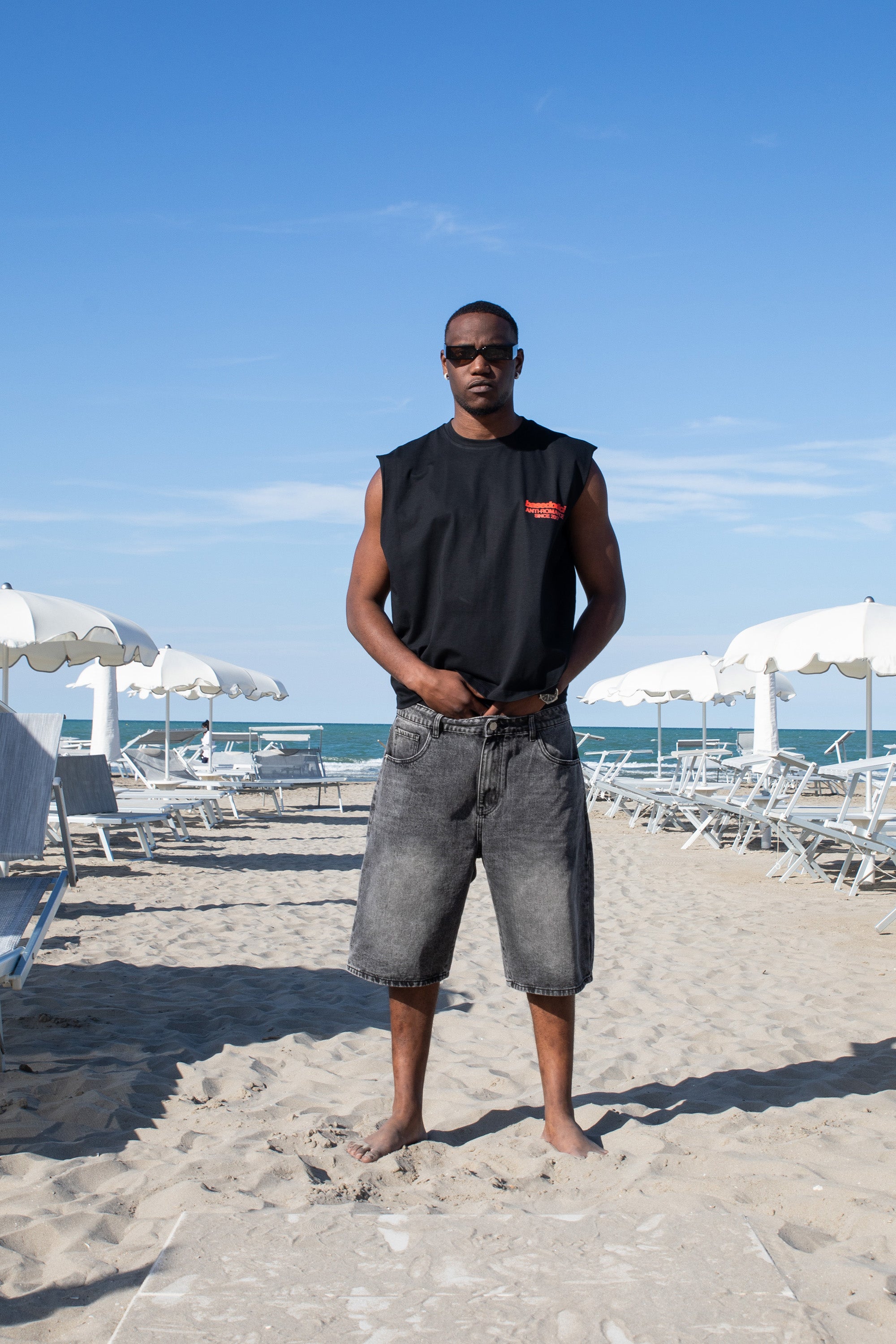 Tank “KILLED ROMANCE” Black/Red