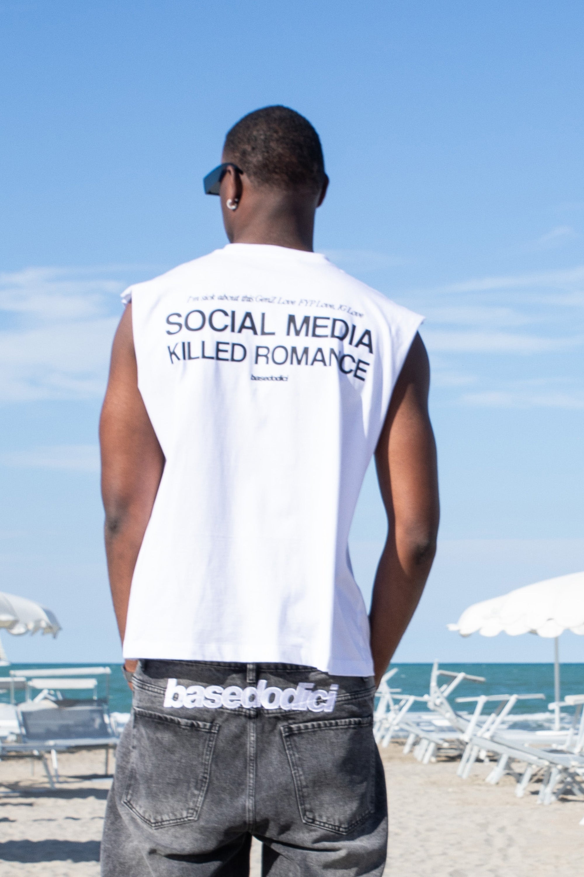Tank “KILLED ROMANCE” White