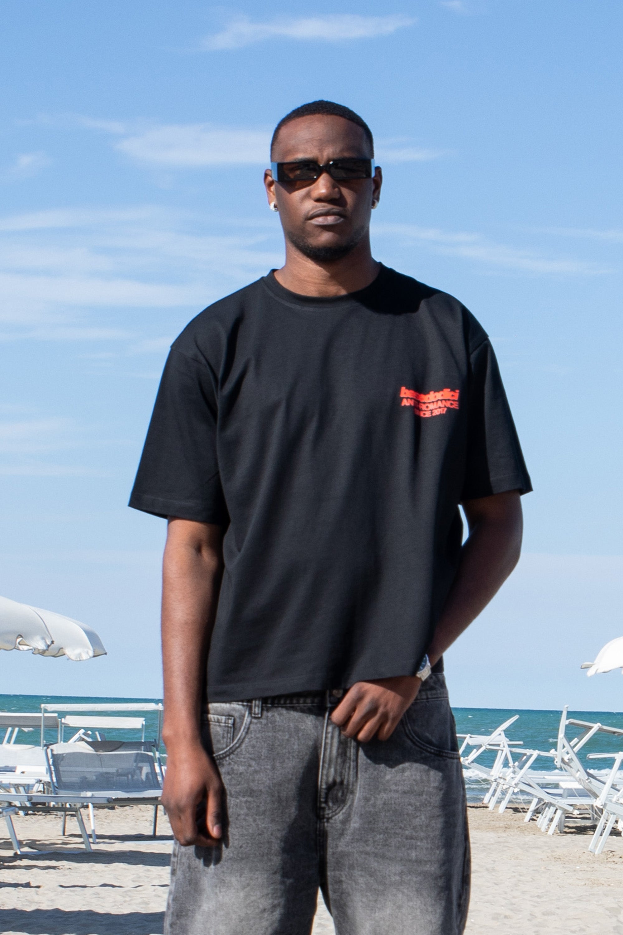T-Shirt “KILLED ROMANCE” Black/Red