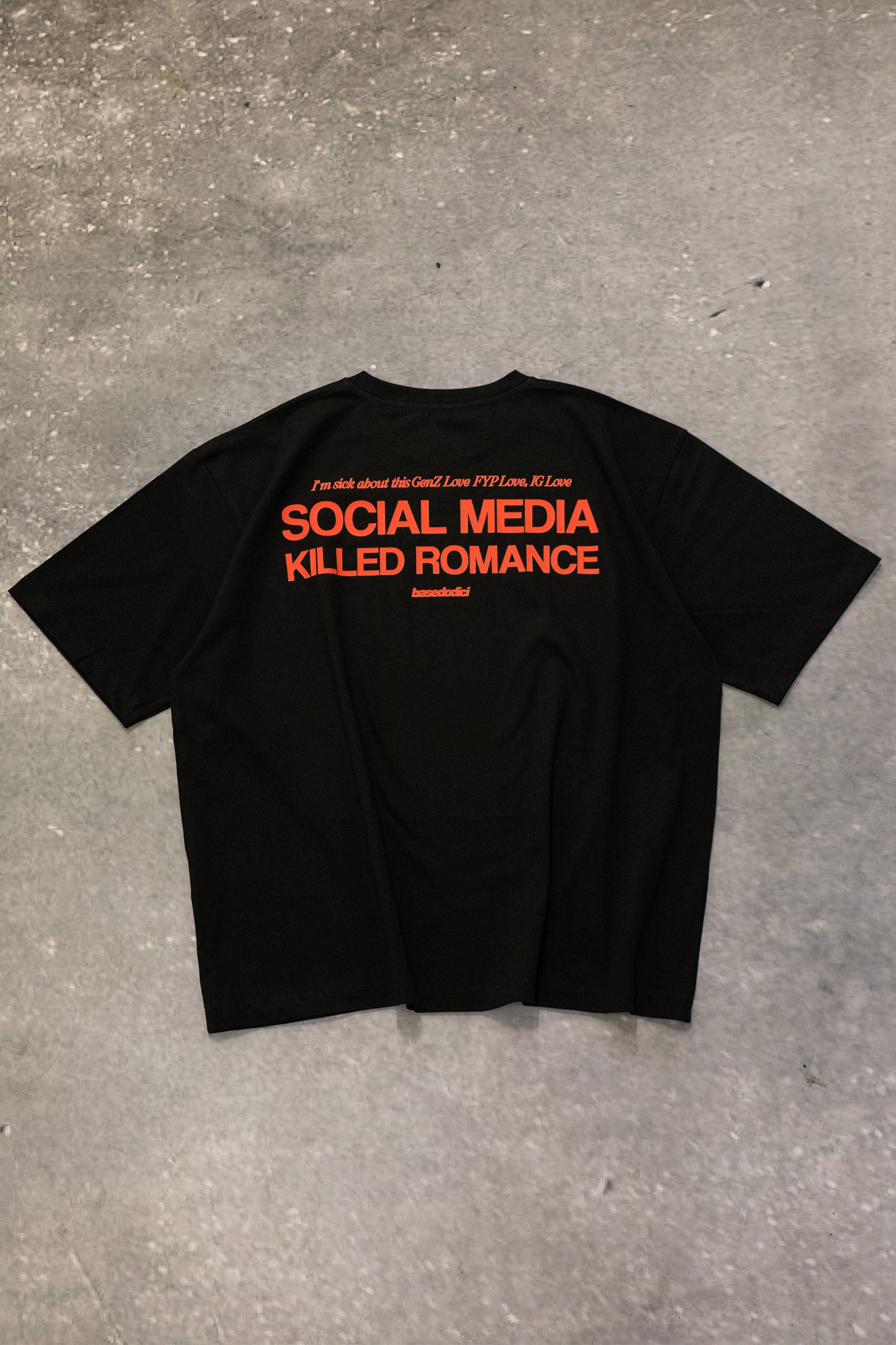T-Shirt “KILLED ROMANCE” Black/Red