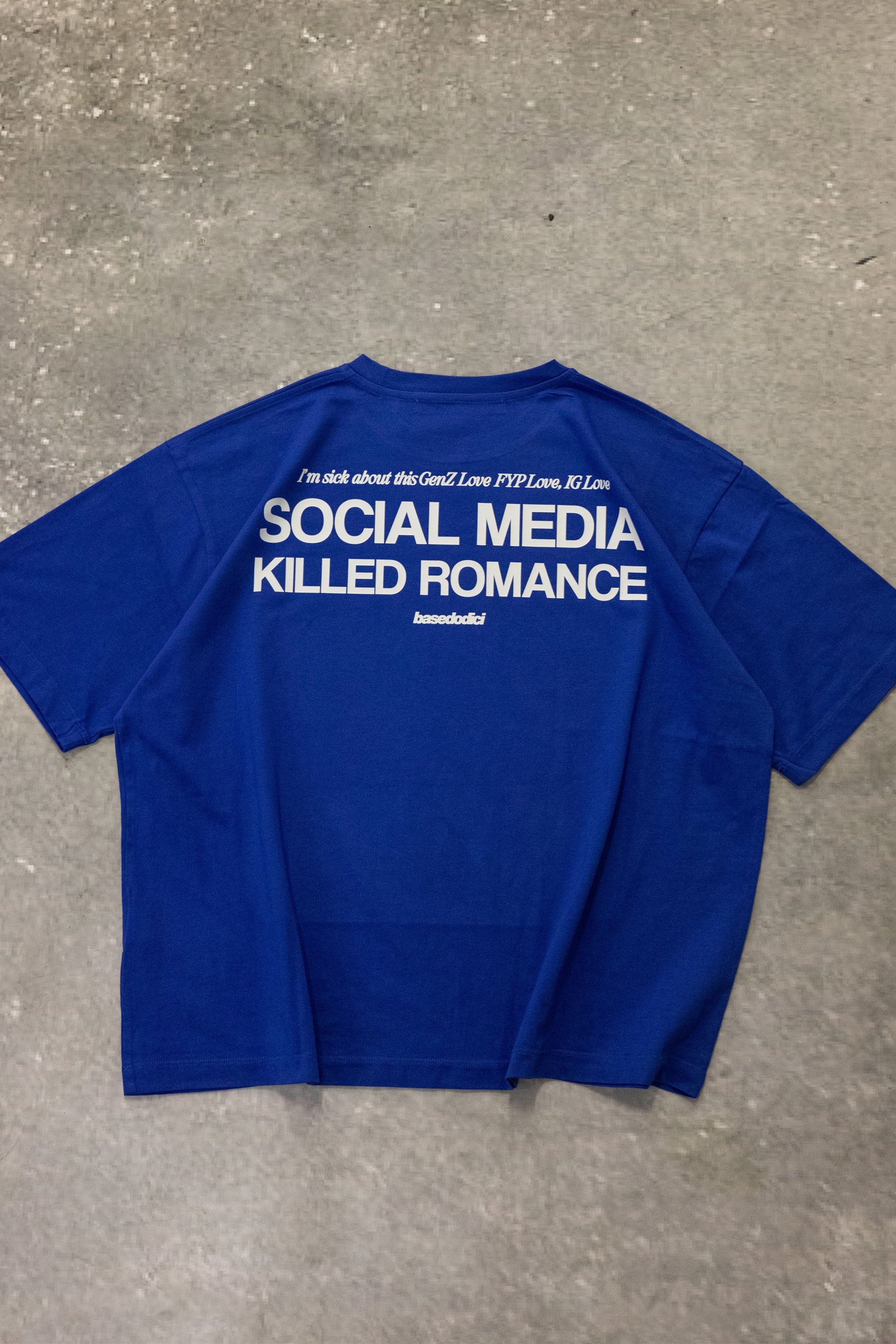 “KILLED ROMANCE” Blue T-Shirt 