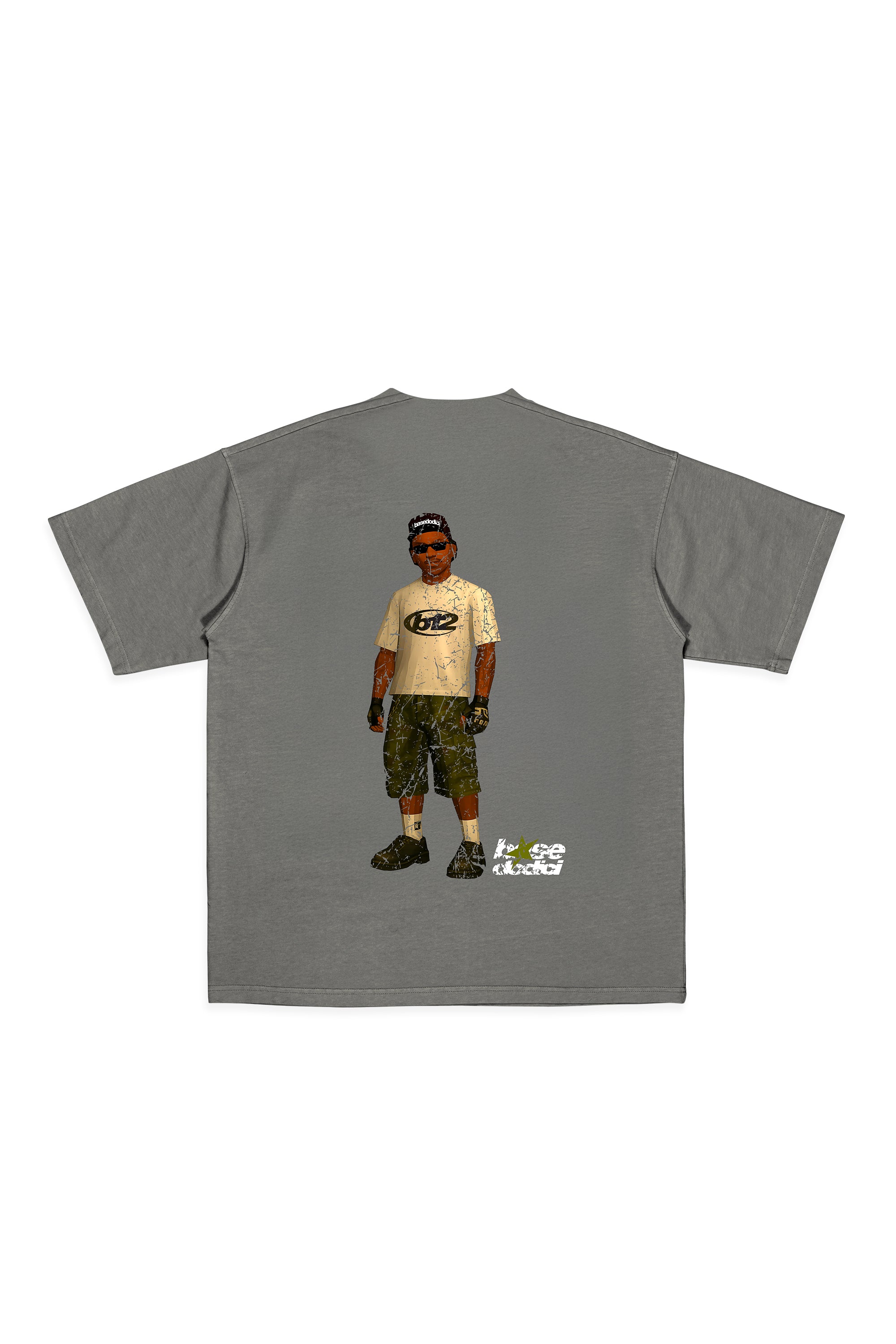 “LIVE FAST” GTA Gray T-Shirt