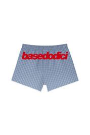 Boxer “LIVE FAST” NotForAll Checked Blue