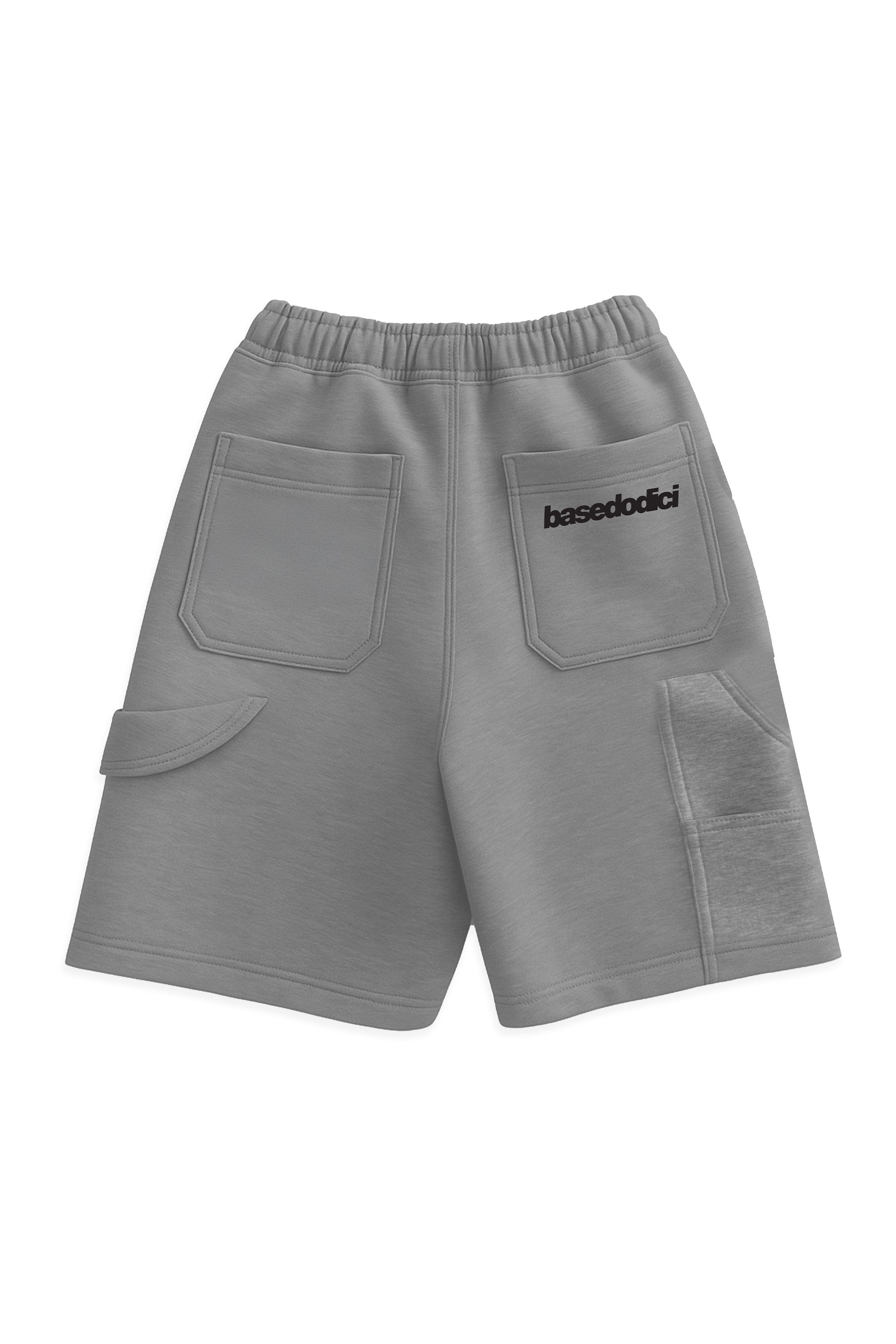 Jorts Comfy “LIVE FAST” Logo Grey