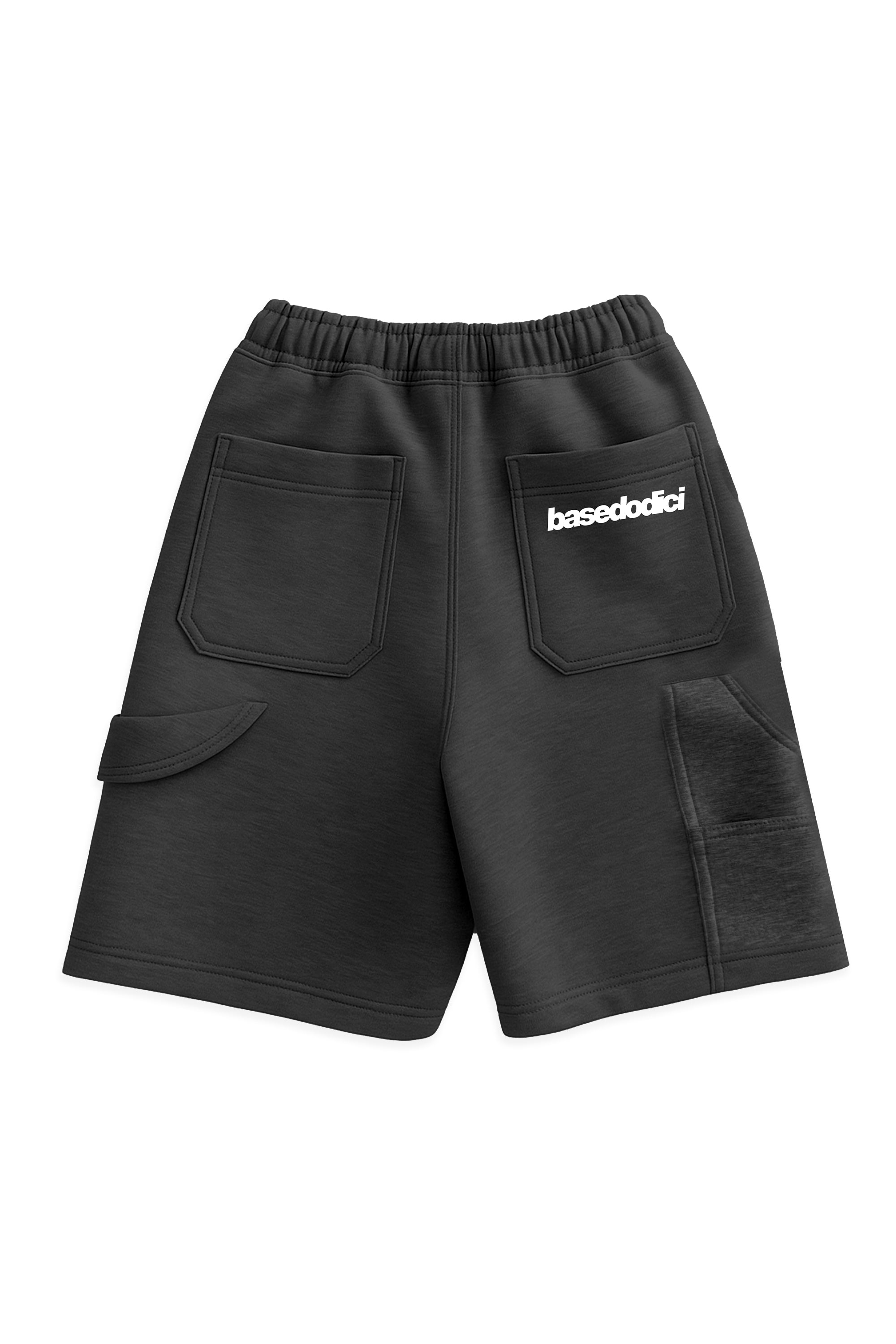 Jorts Comfy “LIVE FAST” Logo Black