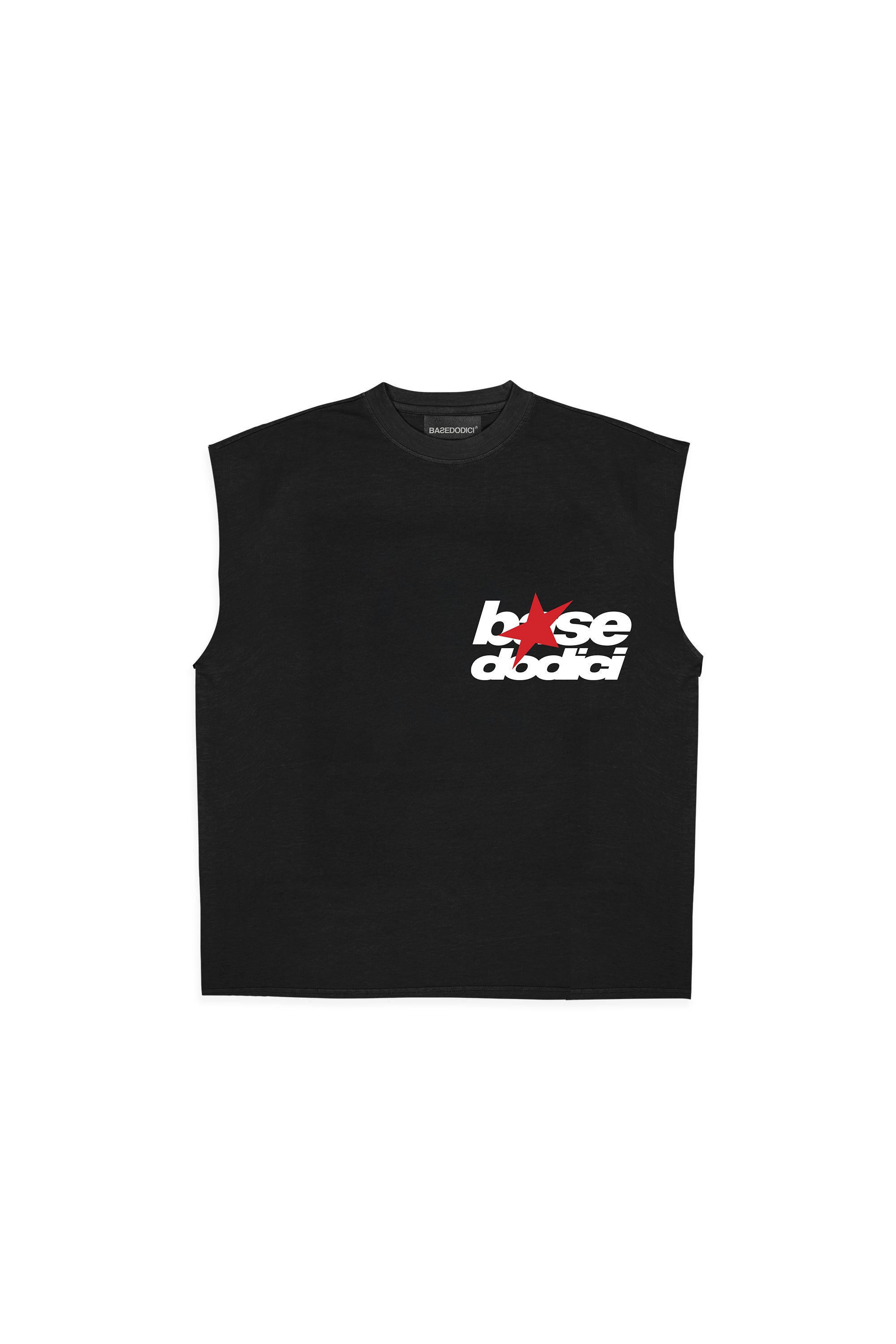 Tank “LIVE FAST” Logo Black