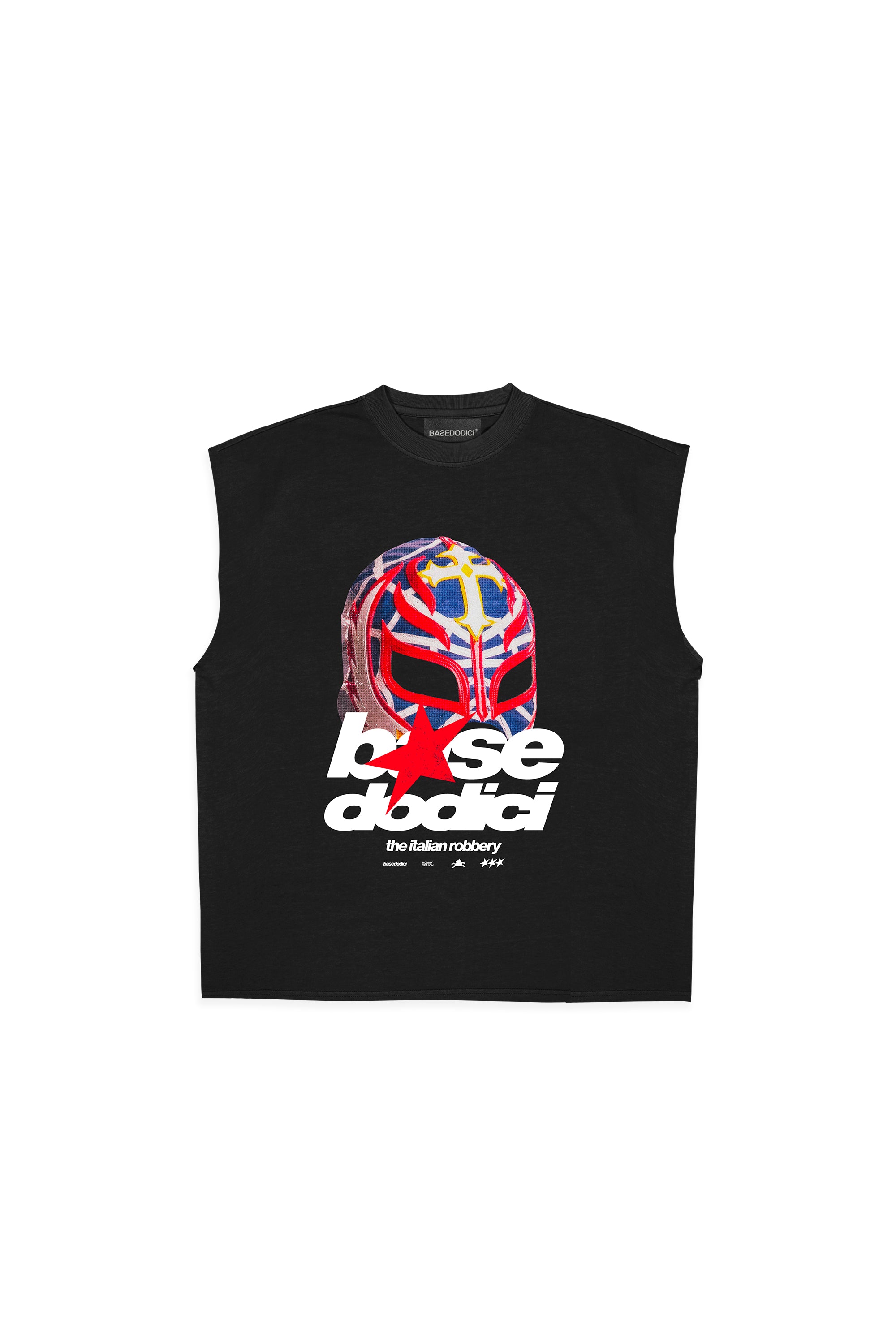 Tank “LIVE FAST” Italian Robbery Black