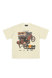“LIVE FAST” Furious Cream T-Shirt