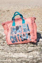 Shoulder Bag "AMMO" CHI'T'SAP Pink/Denim 