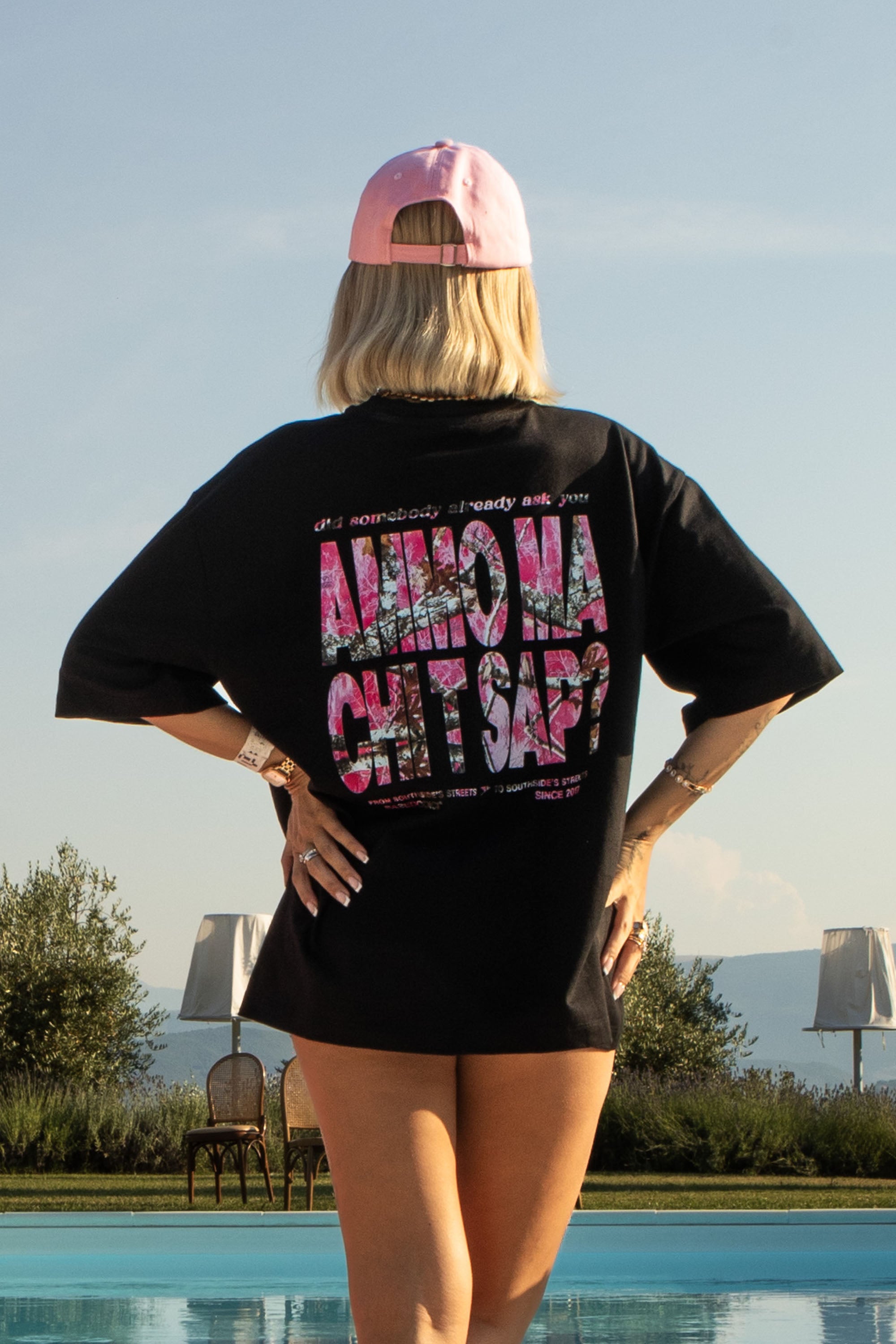 T-Shirt “AMMO” CHI'T'SAP Black/ForestRose