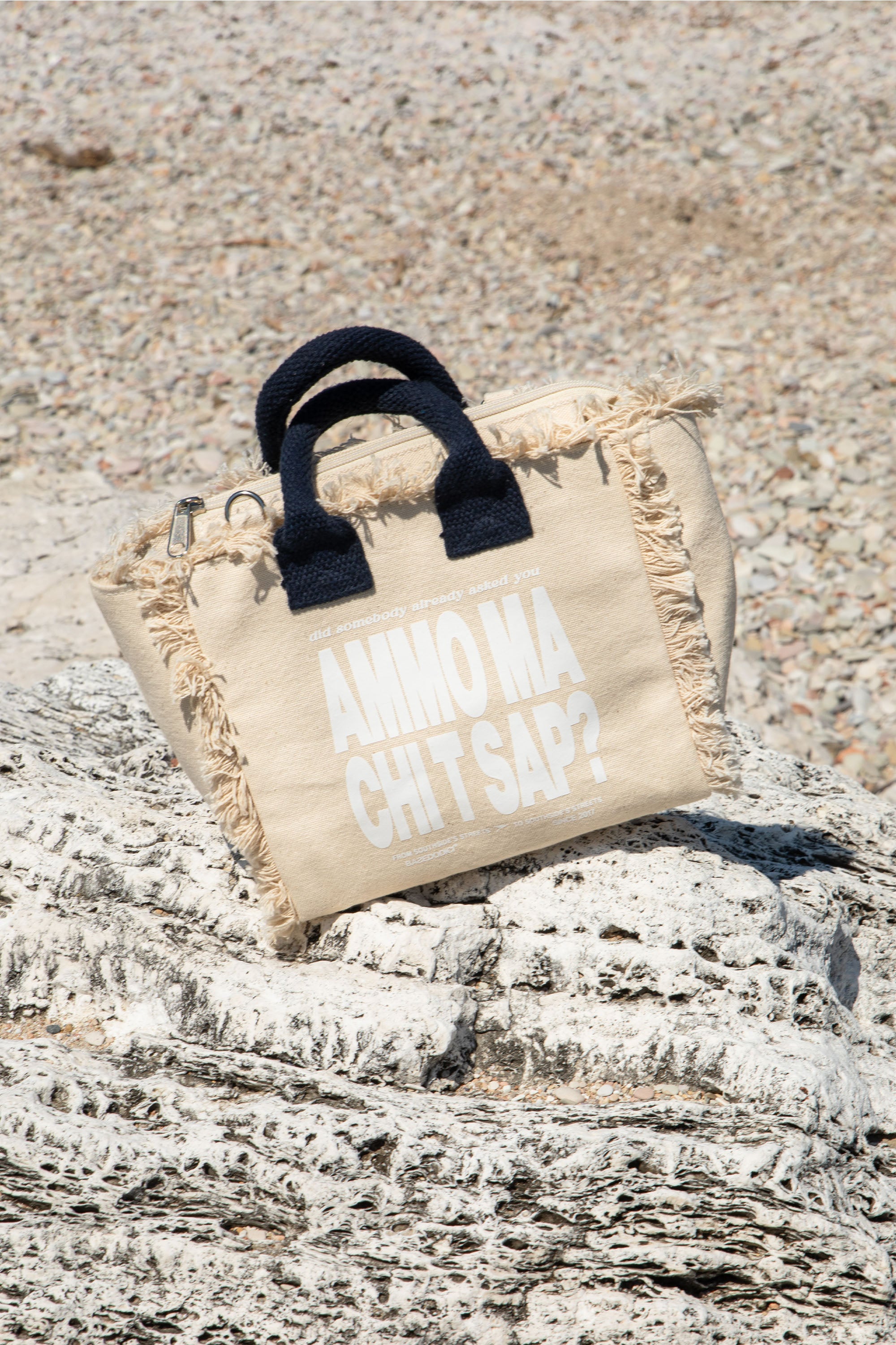 "AMMO" CHI'T'SAP Handbag Sand 