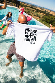 T-Shirt "IBIZA" Afterparty White