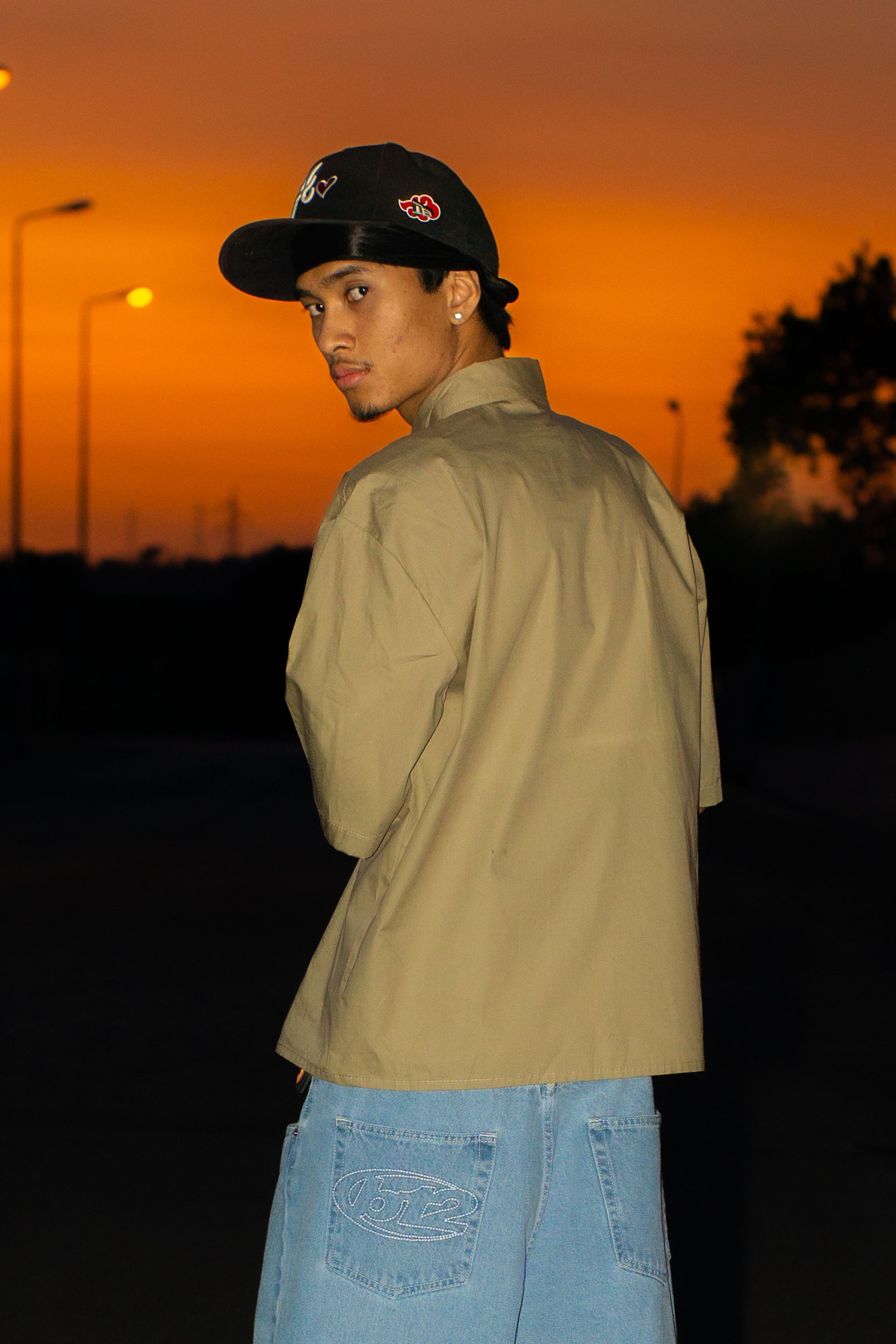 “LIVE FAST” Camel Logo Shirt