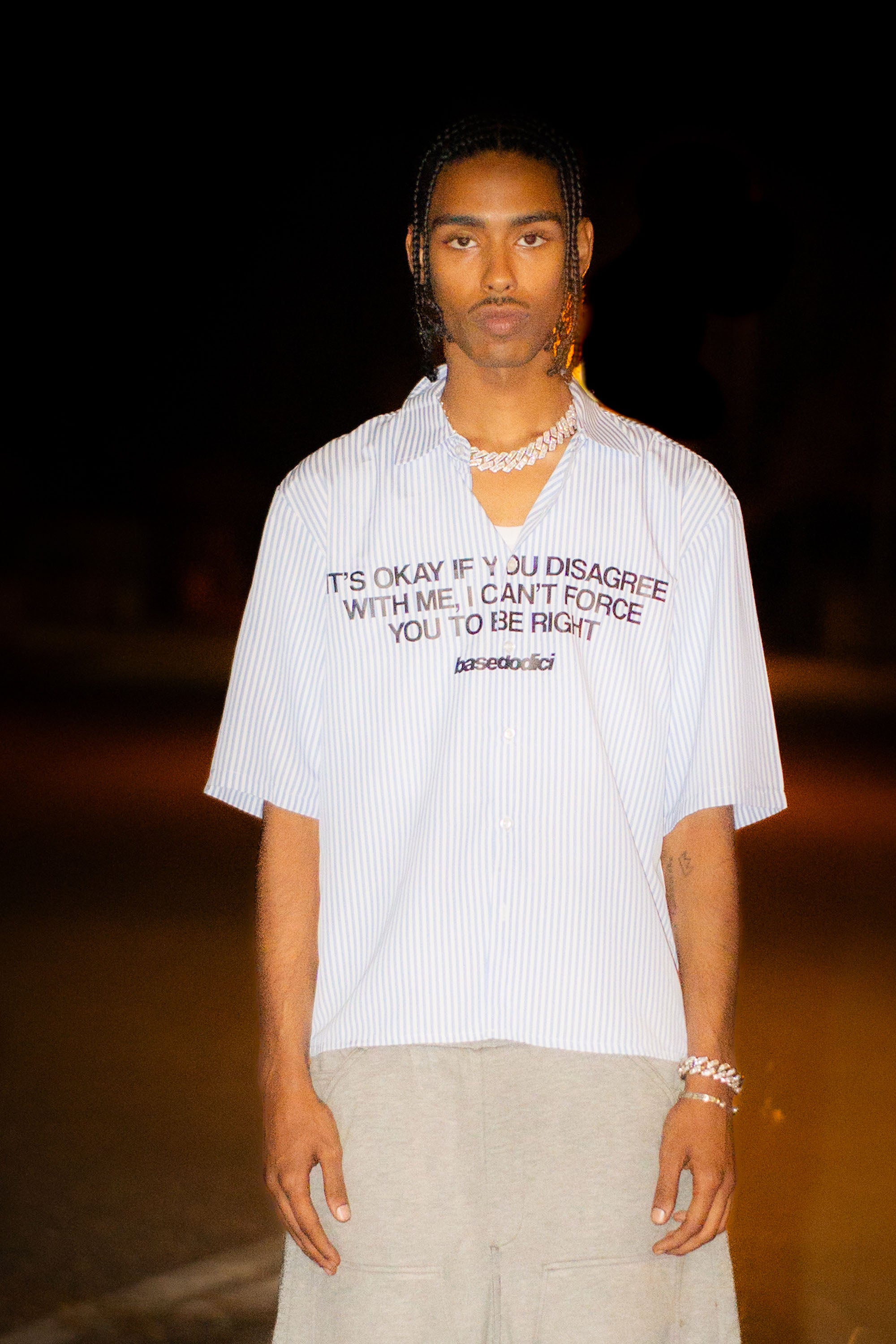 Shirt “LIVE FAST” Disagree Blue