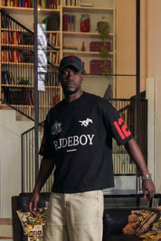 "RUDEBOY LDN" T-Shirt 12 Black