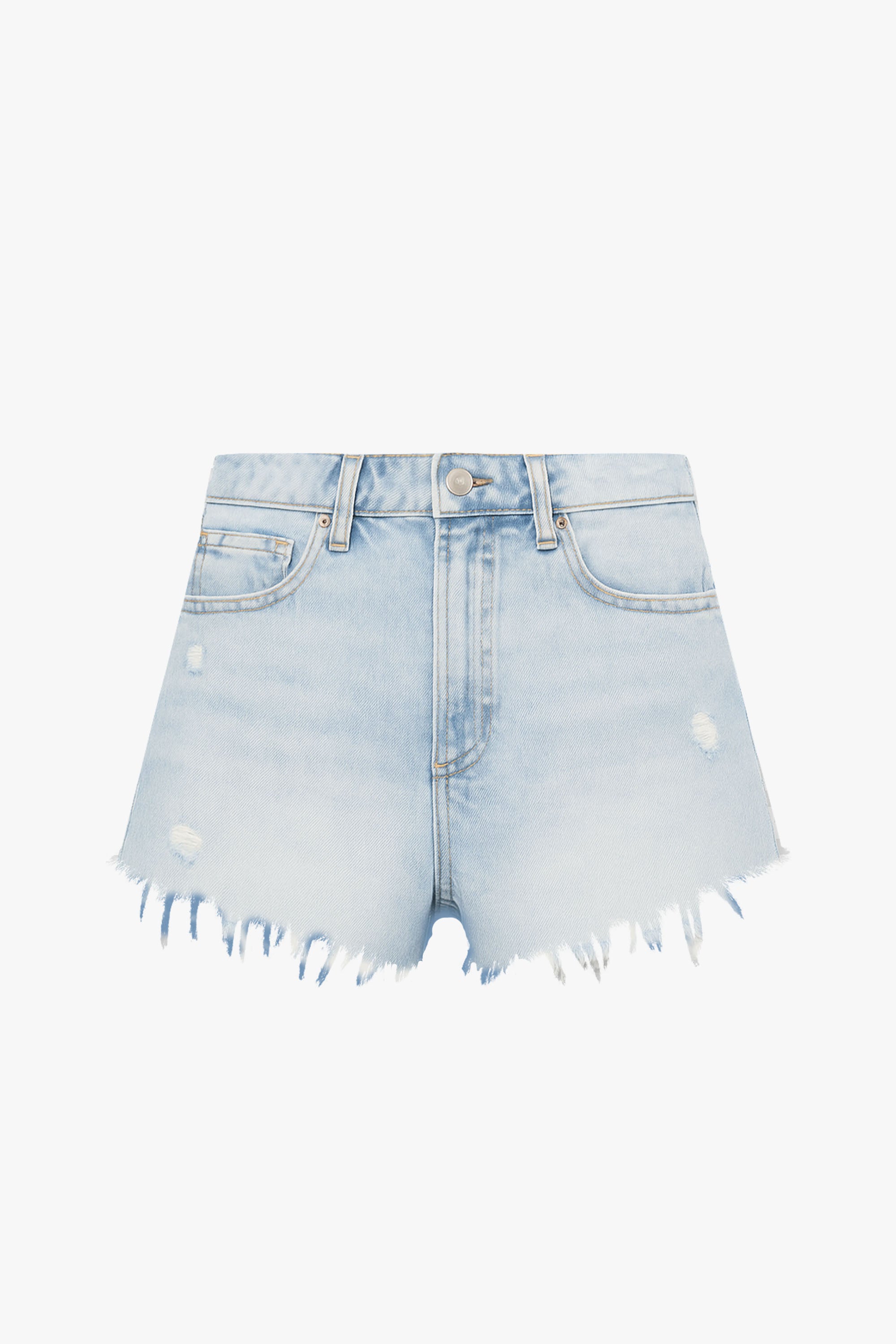 Shorts Denim “DIVA” Invidiose Light Blue/Glitter Pink