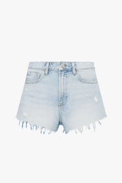 Shorts Denim “DIVA” P*rno Light Blue