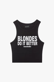 Tank Top "DIVA" Blondes Black