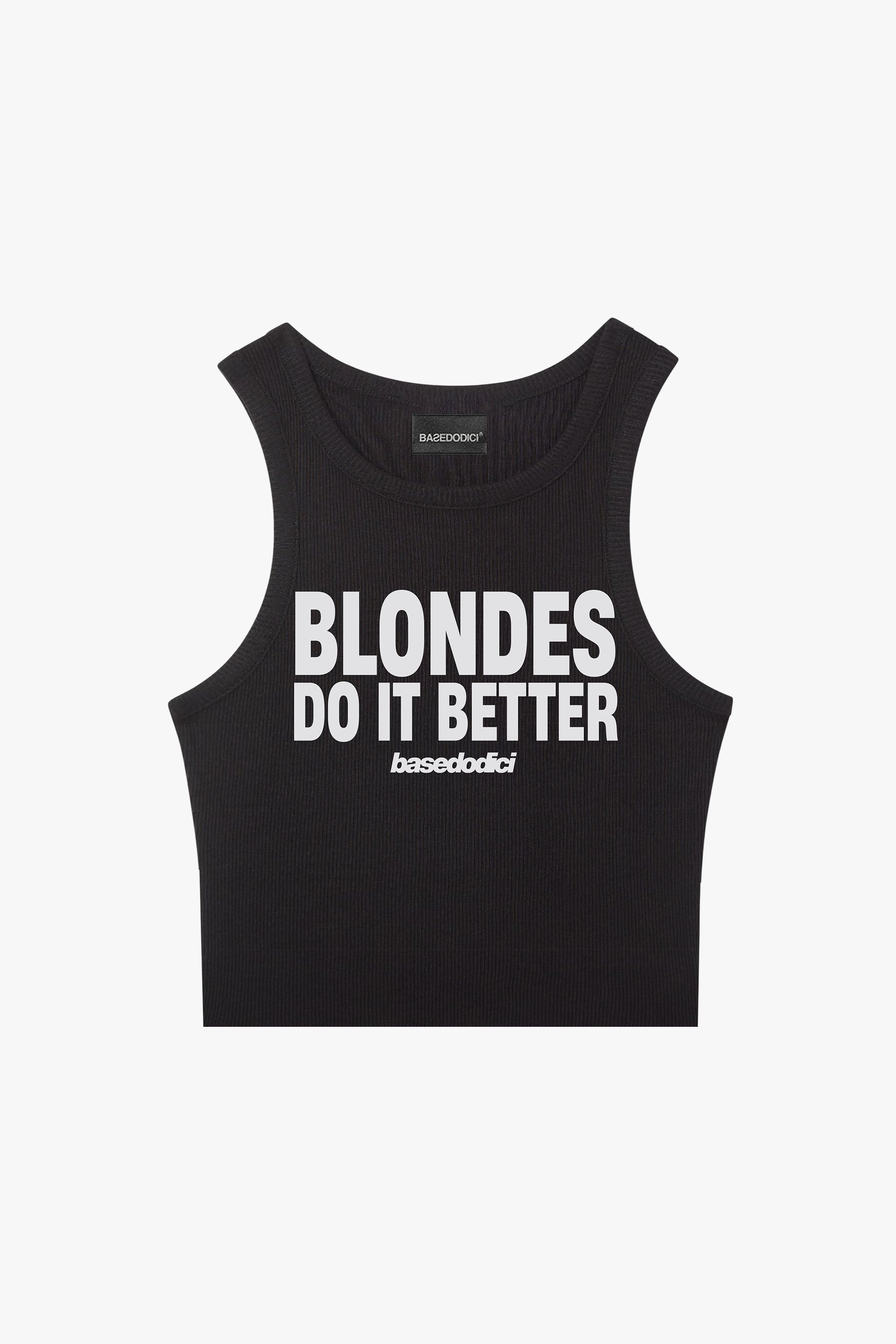 Tank Top "DIVA" Blondes Black