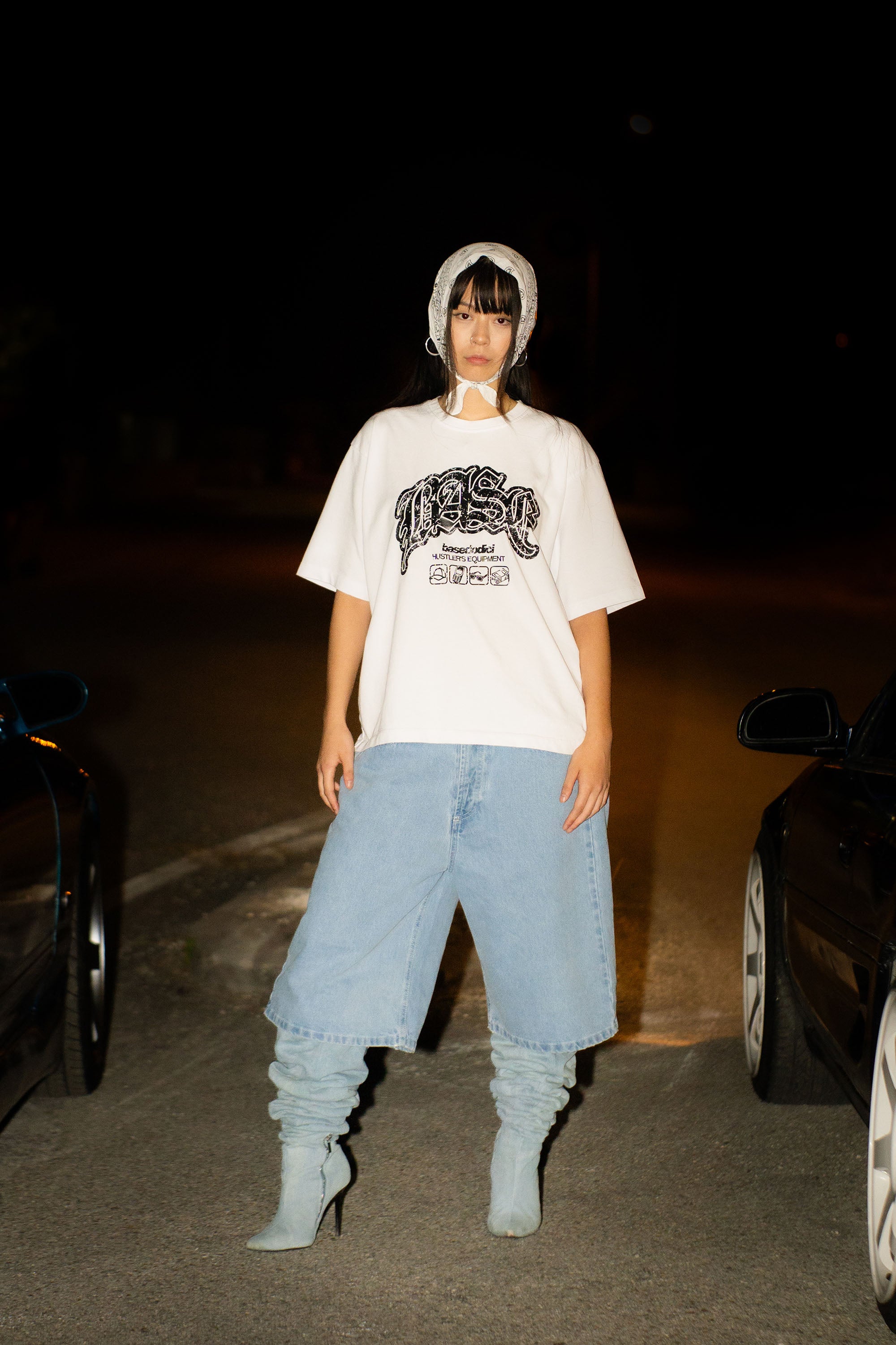 “LIVE FAST” T-Shirt GTA White