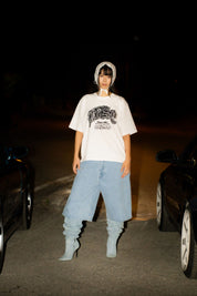Jorts “LIVE FAST” B12 Light Blue