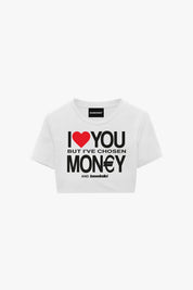 Baby Tee "DIVA" iLoveYou White