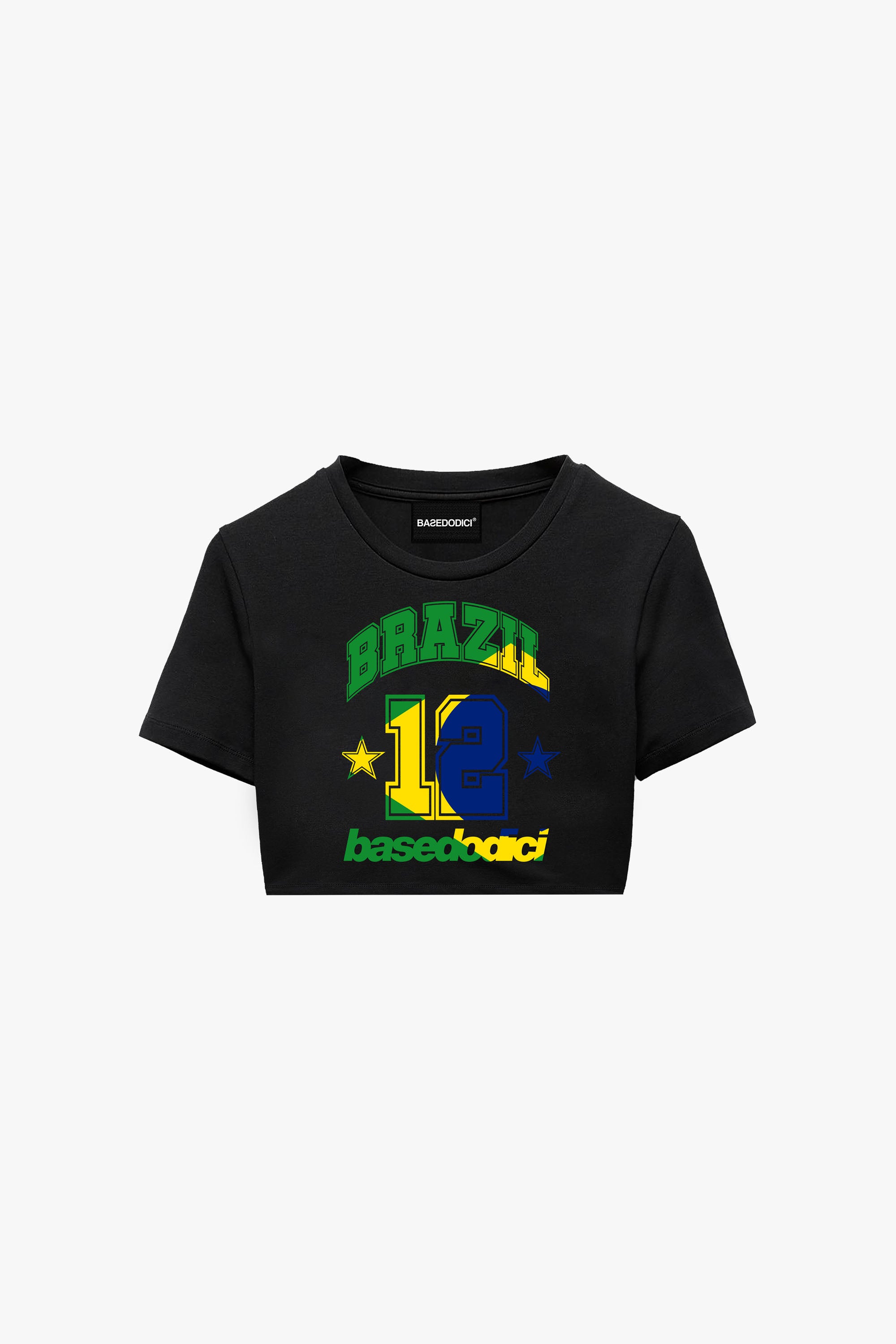 Baby Tee "DIVA" Brazil Black