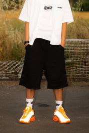 Jorts Comfy “LIVE FAST” Logo Black 