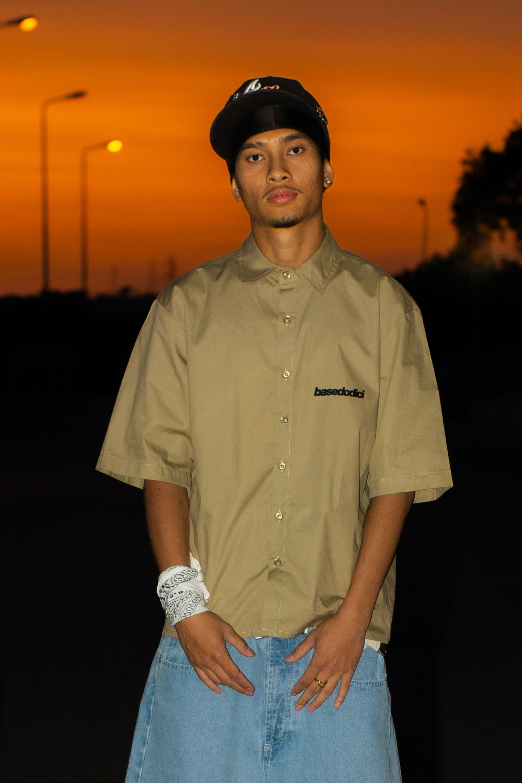 “LIVE FAST” Camel Logo Shirt