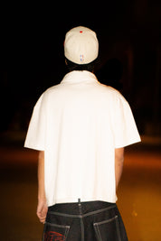 Forbes White “LIVE FAST” polo shirt
