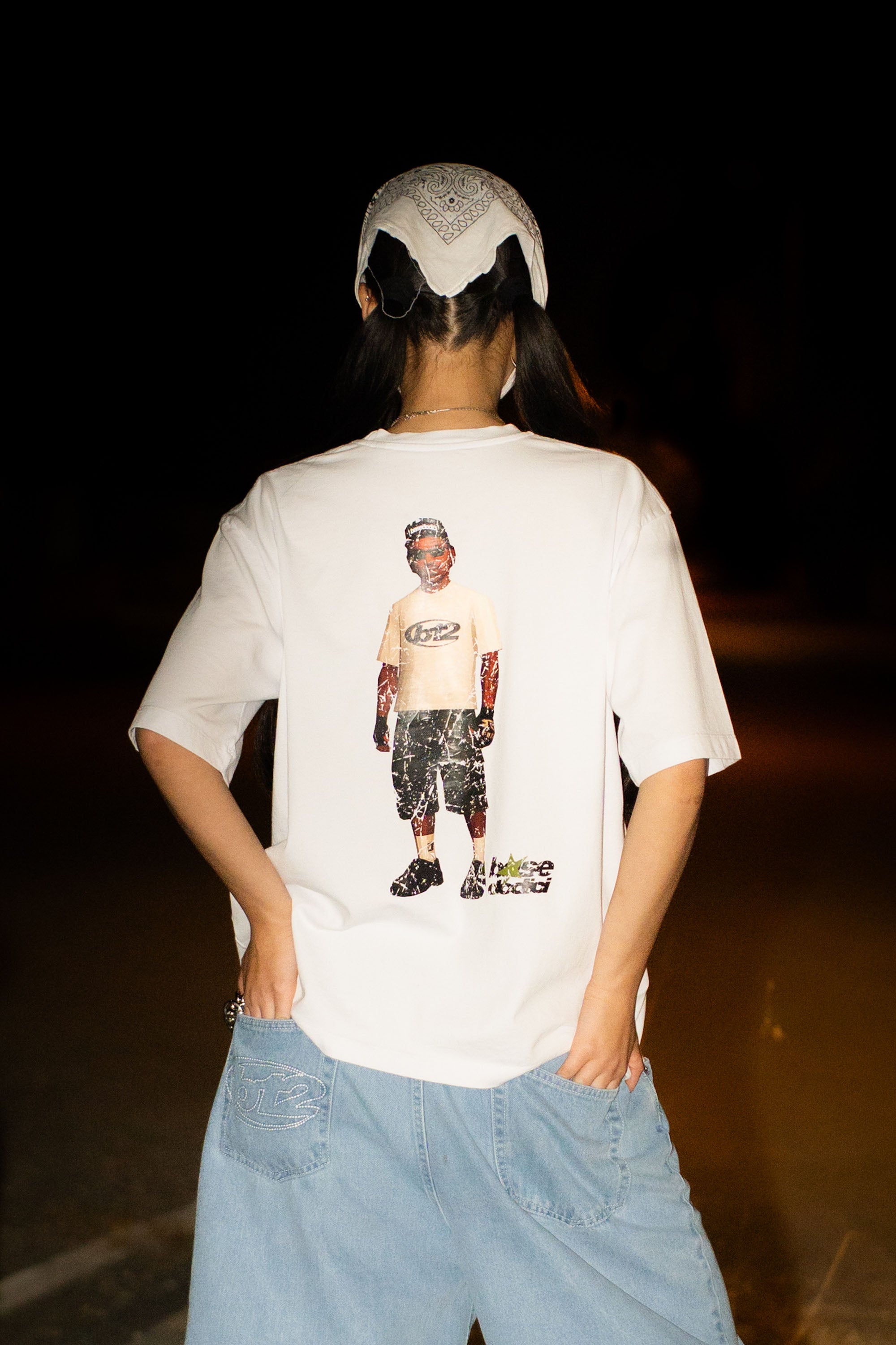 “LIVE FAST” T-Shirt GTA White