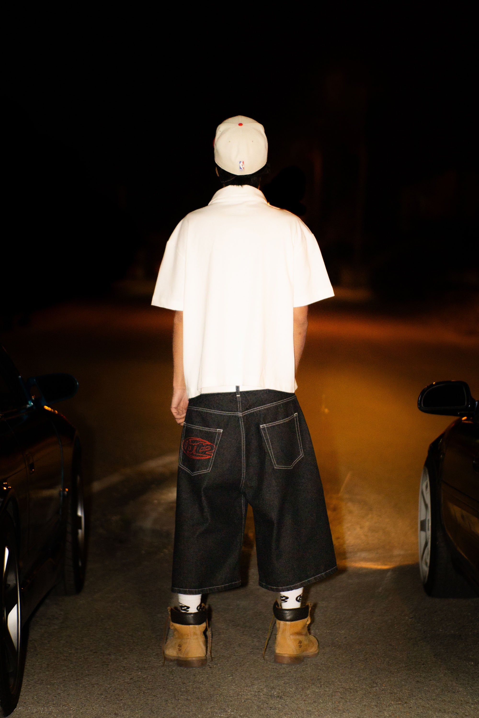 Forbes White “LIVE FAST” polo shirt