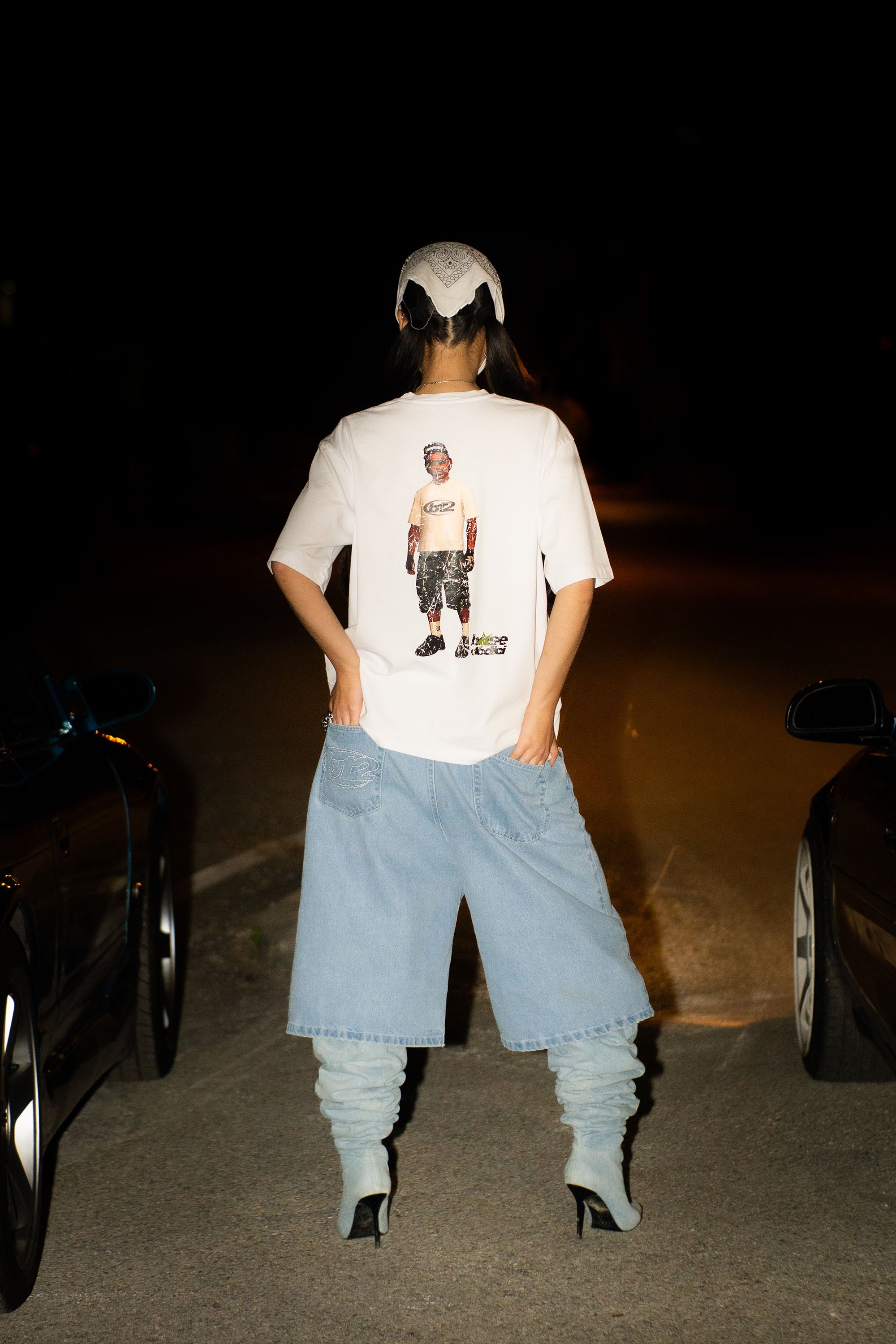 “LIVE FAST” T-Shirt GTA White