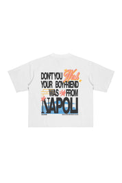 T-Shirt “WISHYOUR” Boyfriend White/Multi
