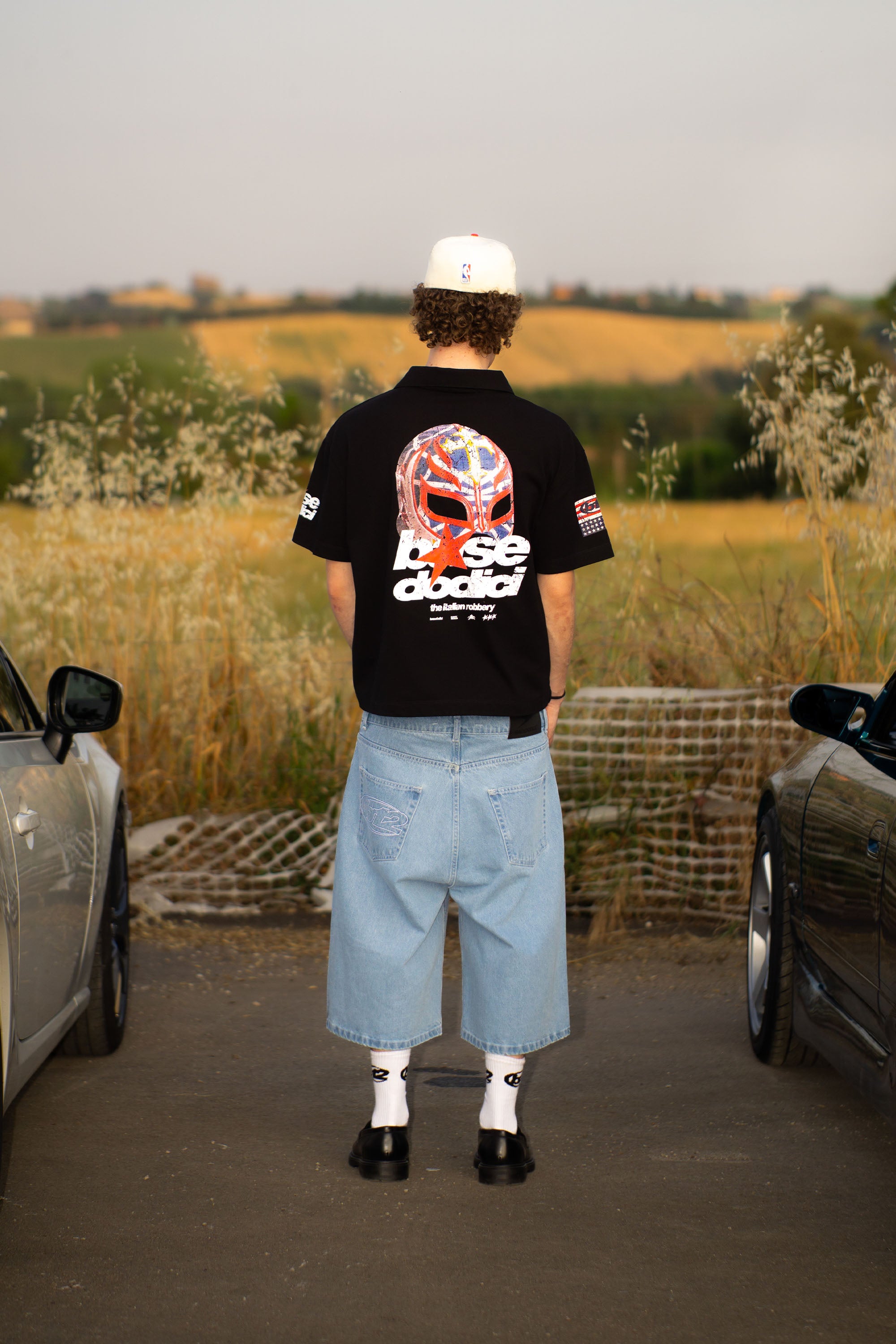 Jorts “LIVE FAST” B12 Light Blue