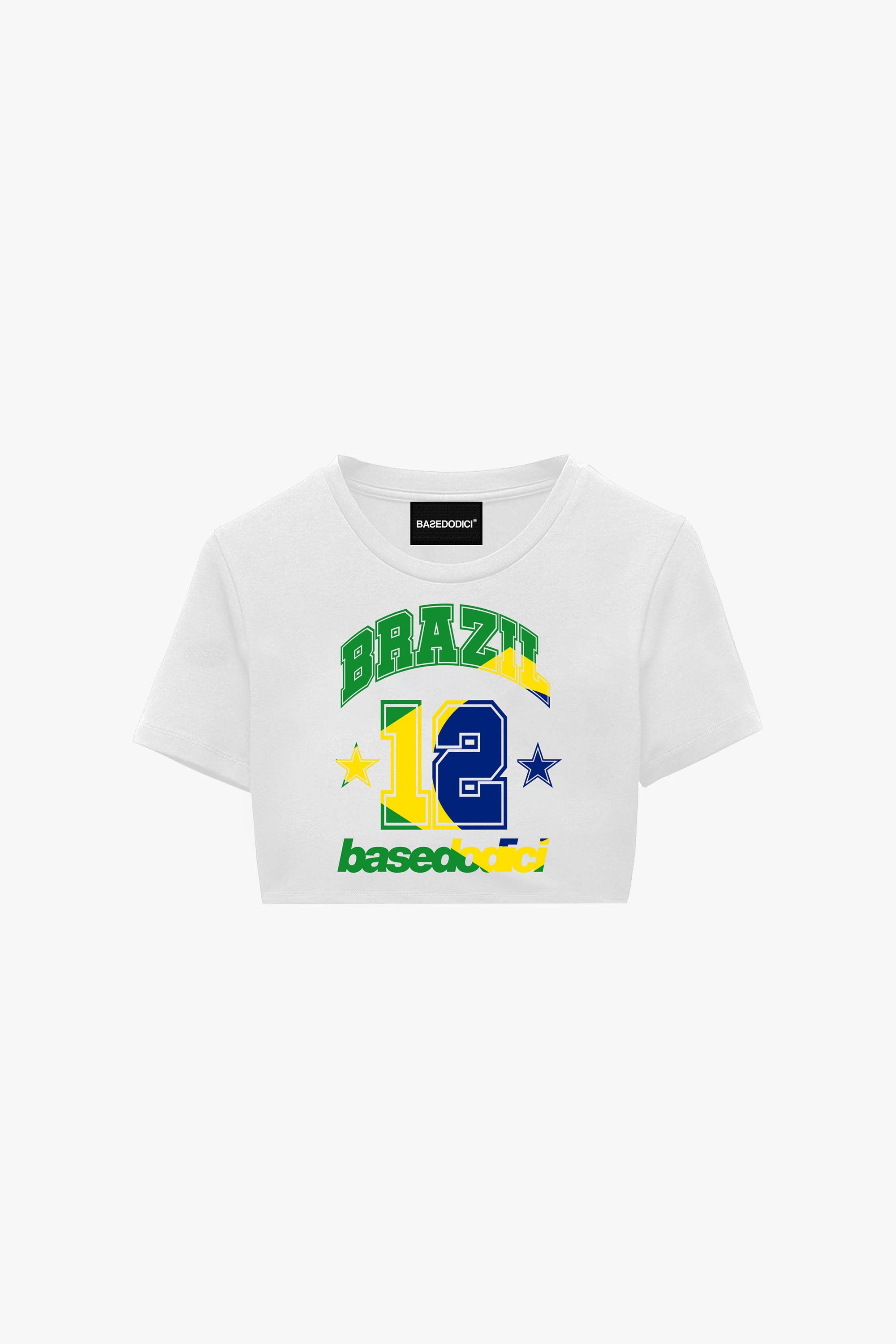 Baby Tee "DIVA" Brazil White