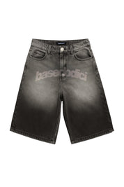 Jorts “CRUEL SEASON” Front Logo Faded Stone Washed 