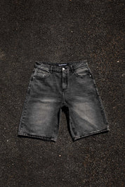 Jorts “CRUEL SEASON” Back Logo Black