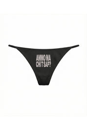 Thong "AMMO" CHI'T'SAP Black/Grillz